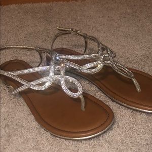 Sparkly sandals